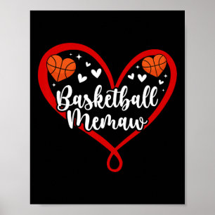 Póster Abuela Esqueleto Corazón Abuela De Un Jugador De E