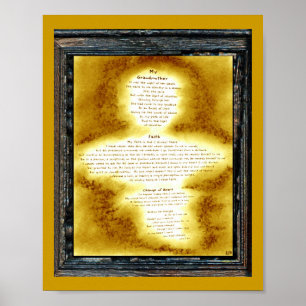 Póster Abuela, fe, cambio de corazón