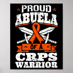 Póster Abuela Orgullosa De Un Guerrero Crps Rsd Concienci