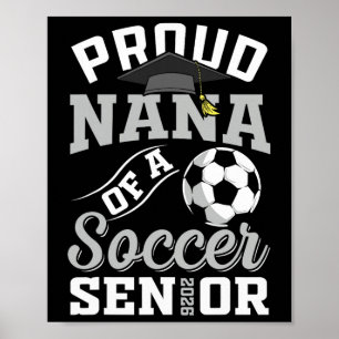 Póster Abuela Orgullosa De Un Senior Cl De Fútbol De 2026