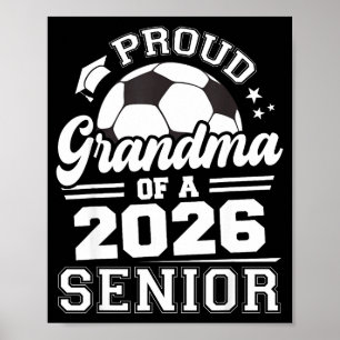 Póster Abuela Orgullosa Ilustración Fútbol Senior 2026