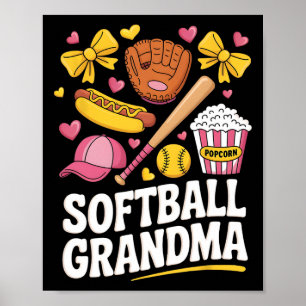 Póster Abuela Softll Coqueta Lazo Softll Jugadora Día de