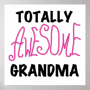 Póster Abuela totalmente impresionante - camisetas y rega