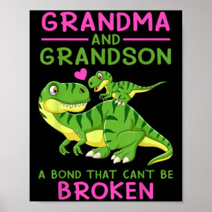 Póster Abuela y abuela de los dinosaurios un bono que no 