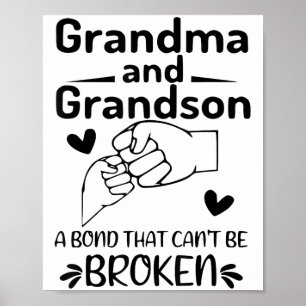 Póster Abuela y nieto un bono que no se puede romper
