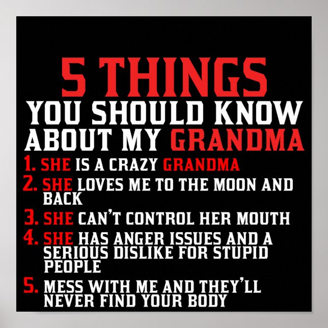 Póster Abuela y nietos (Frente)