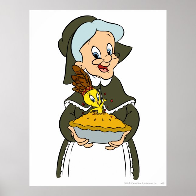Póster Abuela y TWEETY™ Pie (Frente)