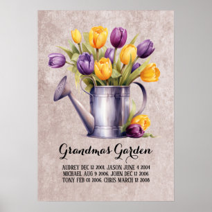 Póster Abuelitos del jardín de la abuela