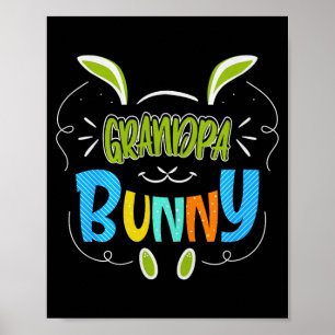 Póster Abuelo Bunny Premium Tri-blend _1