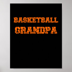 Póster Abuelo de baloncesto