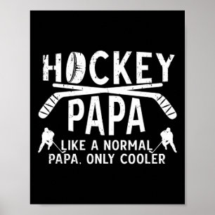 Póster Abuelo de hockey genial Papá Papá de un jugador de