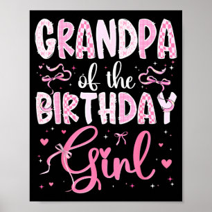 Póster Abuelo De La Cumpleañera Coquette Nk A Juego 