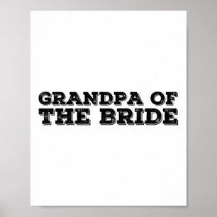 Póster Abuelo De La Novia Boda Graciosa Groom Fiesta Gif