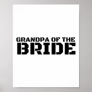 Póster Abuelo De La Novia Boda Graciosa Groom Fiesta Gif