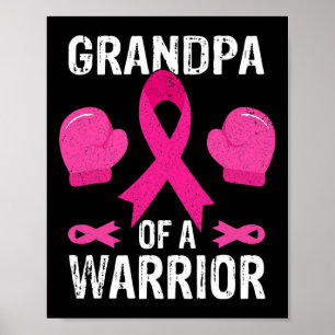 Póster Abuelo De Mes De Concienciación Sobre El Cáncer De
