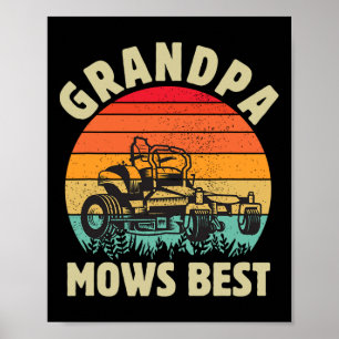 Póster Abuelo divertidísimo consigue la mejor fe para la 