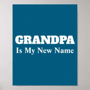 Póster Abuelo es mi nuevo nombre