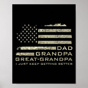 Póster Abuelo Gran Abuelo Padres Día Abuelos