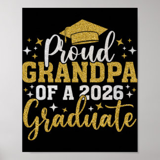 Póster Abuelo Senior 2026 Orgulloso Abuelo De Un Graduado