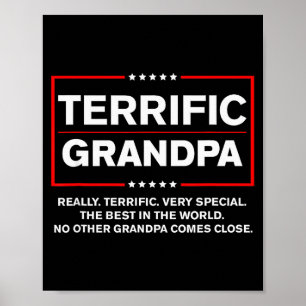 Póster Abuelo Terrible - Divertida Campaña de Donald Trum