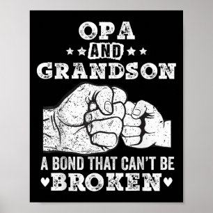 Póster Abuelo y nieto un vínculo que no se puede romper R