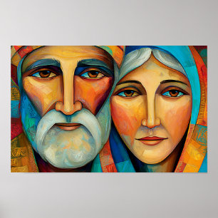 Póster Abuelos Fieles de Jesús