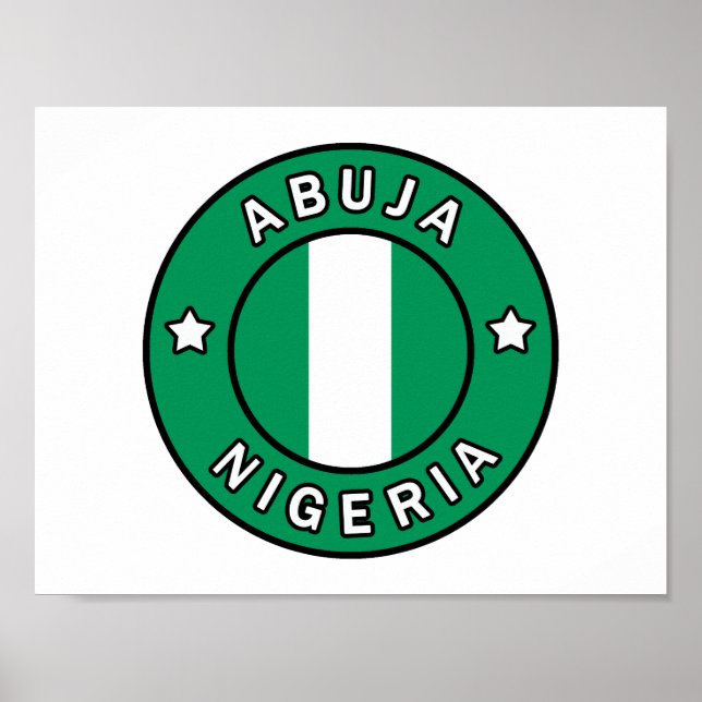 Póster Abuja Nigeria (Frente)