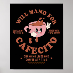 Póster Aby Applied Behaviour Analyst Coffee Will Mand For