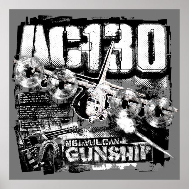 PÓSTER AC-130 (Frente)