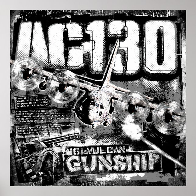 PÓSTER AC-130 (Frente)