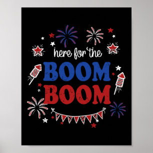 Póster Acá Por El Boom Del Indice De Fuegos Artificiales