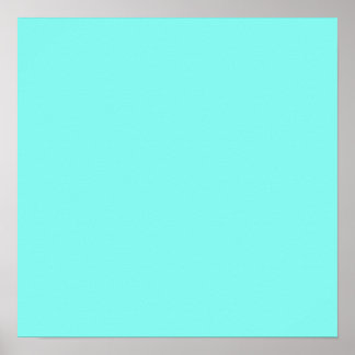 Póster Aca turquesa de moda Girona Robins Huevo Azul