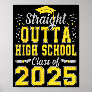 Póster Acabado de graduarme de la promoción de