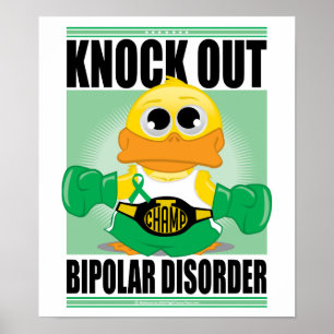 Póster Acabar con el desorden bipolar