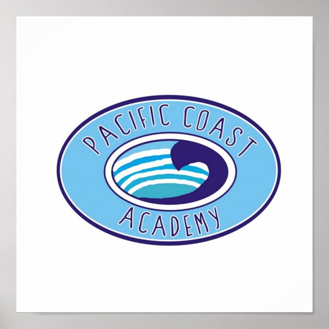 Póster Academia de la Costa del Pacífico Zoey 101 (Frente)