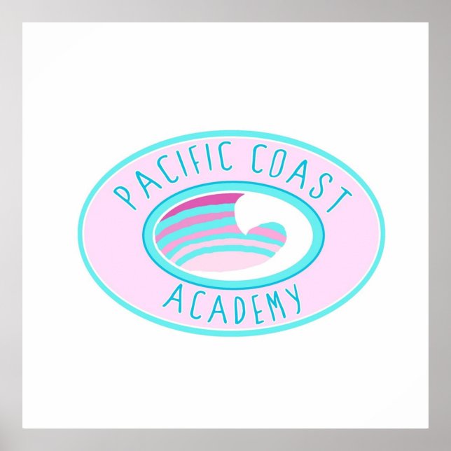 Póster Academia de la Costa del Pacífico Zoey 101 Pink (Frente)