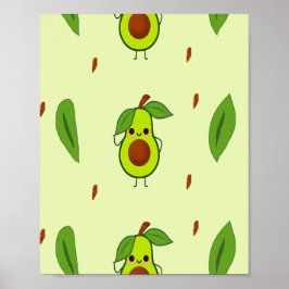 Póster Acaguado de Cute kawaii