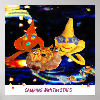 Póster Acampando con las estrellas