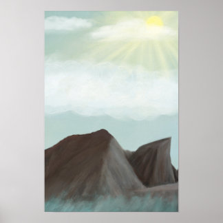 Póster Acantilado