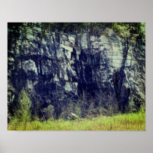 Póster Acantilado de roca de mármol en Natural Bridge 3 N