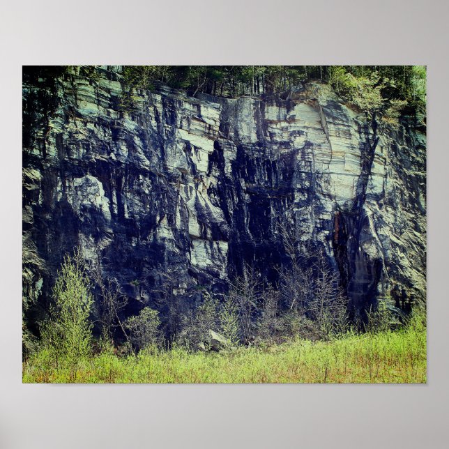 Póster Acantilado de roca de mármol en Natural Bridge 3 N (Frente)
