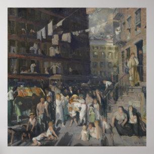 Póster Acantilado por George Bellows (1913)