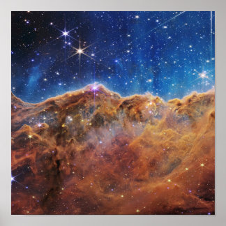 Póster Acantilados cósmicos en la Nebulosa Carina