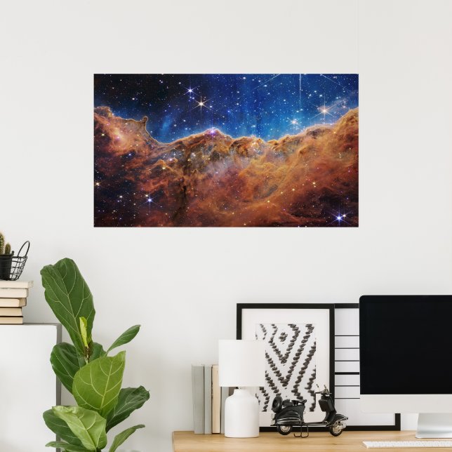 Póster Acantilados cósmicos en la Nebulosa Carina | James (Oficina en casa)