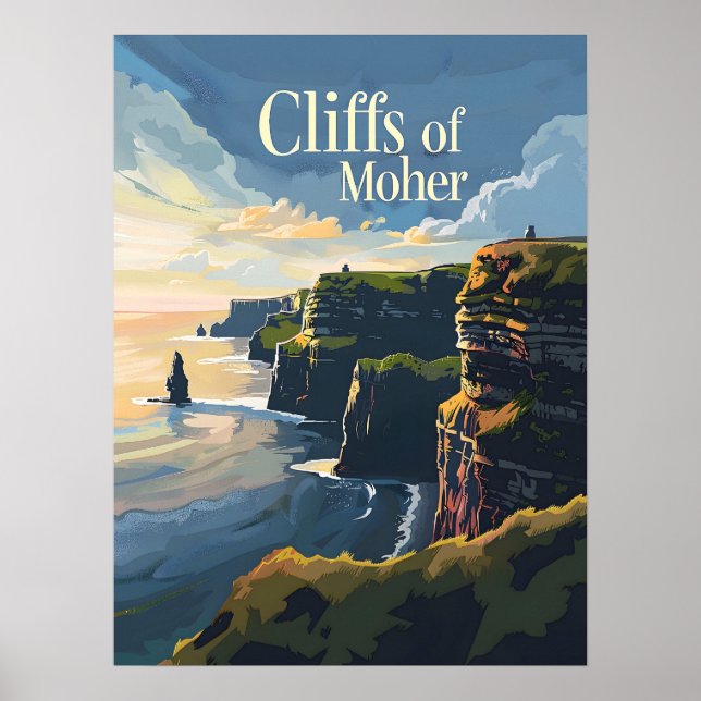 Póster Acantilados de Moher (Frente)