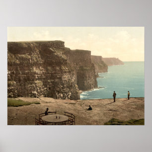 Póster Acantilados de Moher en el poster atlántico de