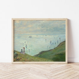 Póster Acantilados de Pourville | Claude Monet