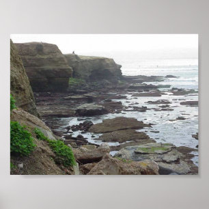 Póster Acantilados del océano de Tidepools