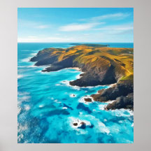 Acantilados oceánicos: costa salvaje