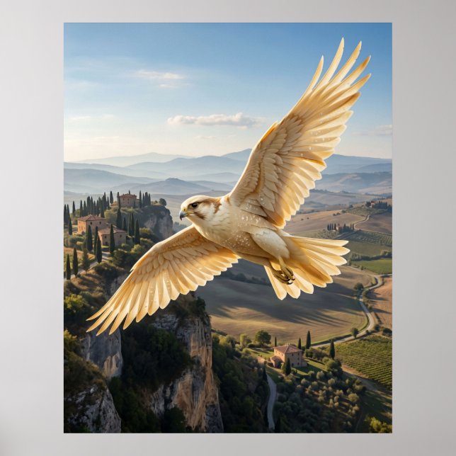 Póster Acantilados Parmesan Falcon (Frente)